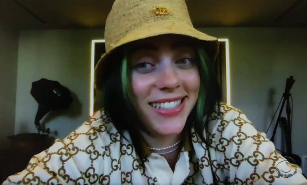 Billie Eilish Guests On 'the Late Show'