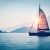 Sailboat,in,the,sea,in,the,evening,sunlight,over,beautiful