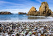 Colorful,glass,pebbles,blanket,this,beach,in,fort,bragg,,the
