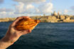 Traditional,savoury,pastry,pastizzi,from,malta,with,ricotta,filling.,valletta