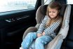 Little,girl,is,driving,in,car.,kid,child,wants,to