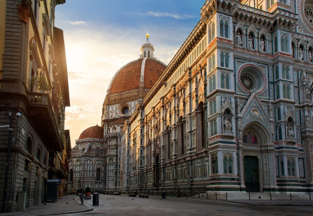 Piazza,del,duomo,and,cathedral,of,santa,maria,del,fiore