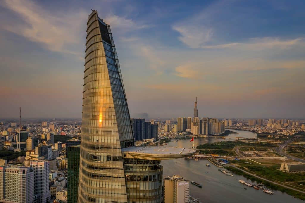 Hochiminh,city,,vietnam, ,feb,20,,2020:,aerial,panoramic,cityscape