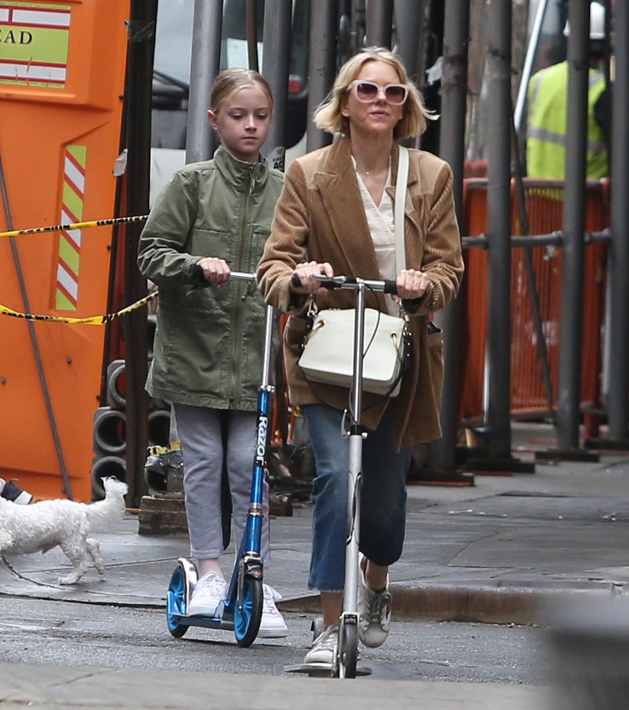 Exclusive: Naomi Watts Hits The Town On A Scooter In New York City