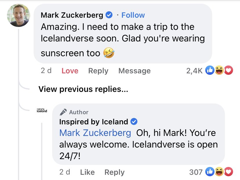 Twitter Zuckerberg Izland Poszt