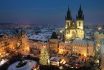Old,town,square,in,prague,at,christmass,time.,night.