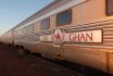 vonat vasút the ghan ausztrália