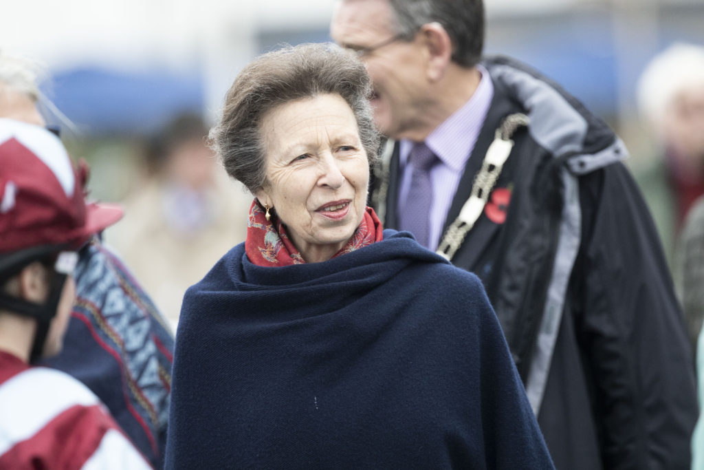 Princess Anne At Newbury Races
