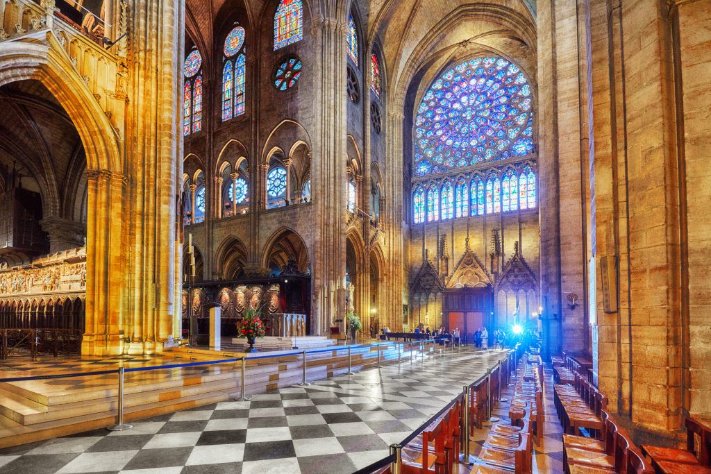 A párizsi Notre Dame belseje