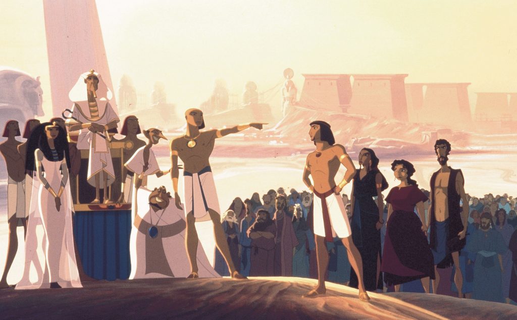 1998 Prince Of Egypt Movie Set