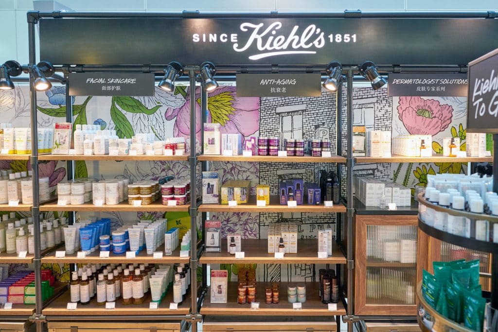 Dubai,,uae, ,circa,january,,2019:,kiehl's,cosmetics,on,display