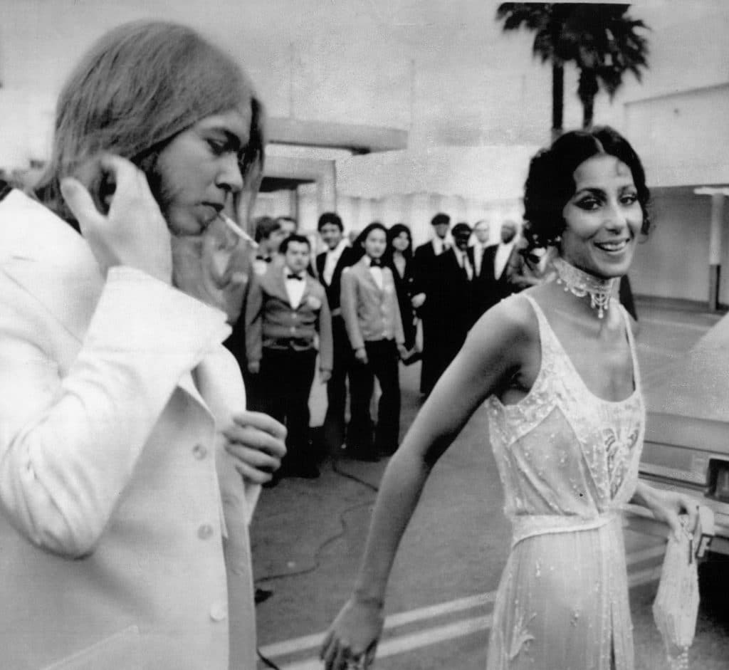 Stars Arrive At The 1975 Emmy Awards