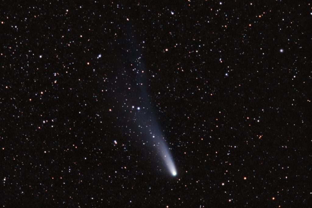 Halley's,comet,,photographed,during,its,last,appearance,in,1986.,amateur