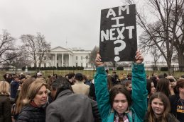 Washington,,dc, ,feb,19,,2018:,demonstrators,in,front,of