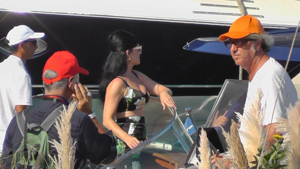 Katy Perry In Capri For A Advertising Directed By Paolo Sorrentino