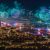 Budapest,,hungary, ,aerial,panoramic,view,of,the,illuminated,buda