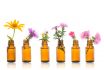 Natural,remedies,,bottle, ,bach,bottles,of,essential,oil,with