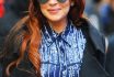 Lindsay Lohan Is Pictured Stepping Out In New York City.