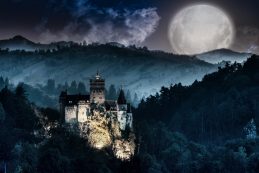 Dracula's,castle, ,bran,castle,,romania.,halloween