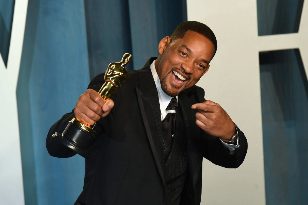Will Smith az oscar szobárval