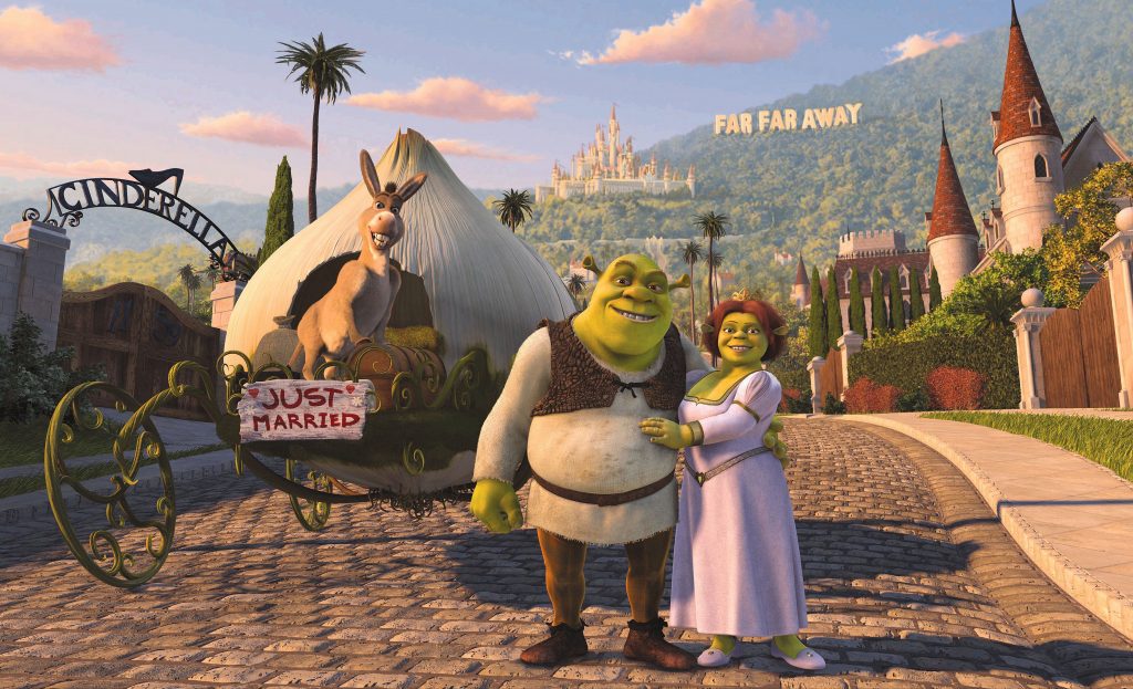 2004 Shrek Movie Set