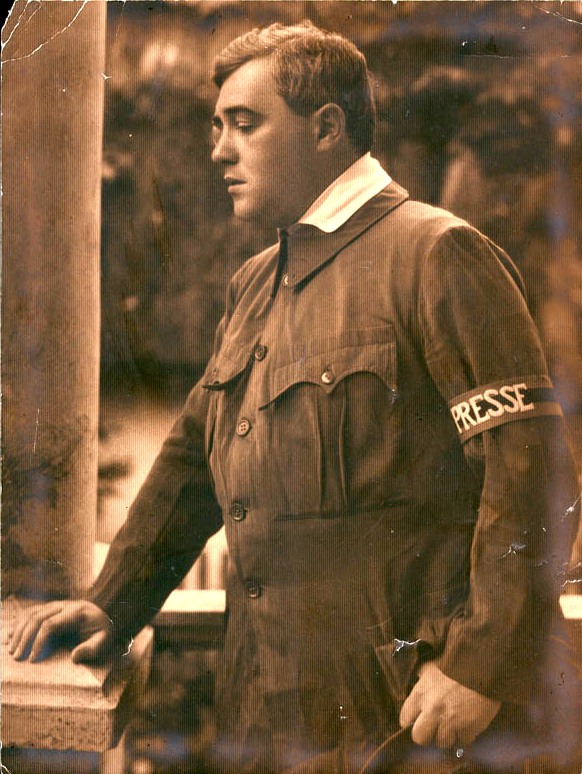 Molnár Ferenc haditudósítóként is dolgozott