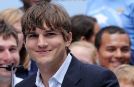 Ashton kutcher at,the,press,conference,for,entertainment,industry,foundation
