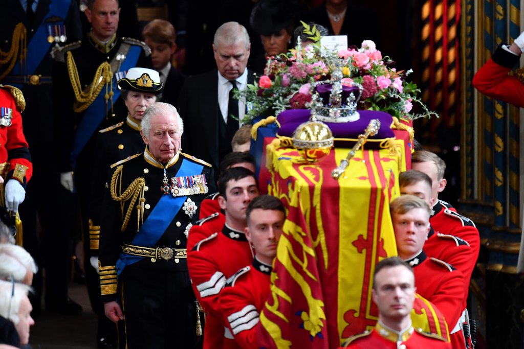 András herceg Erzsébet temetésén