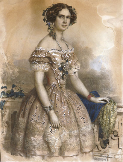 Barabás Portrait Of Róza Laborfalvi 1854