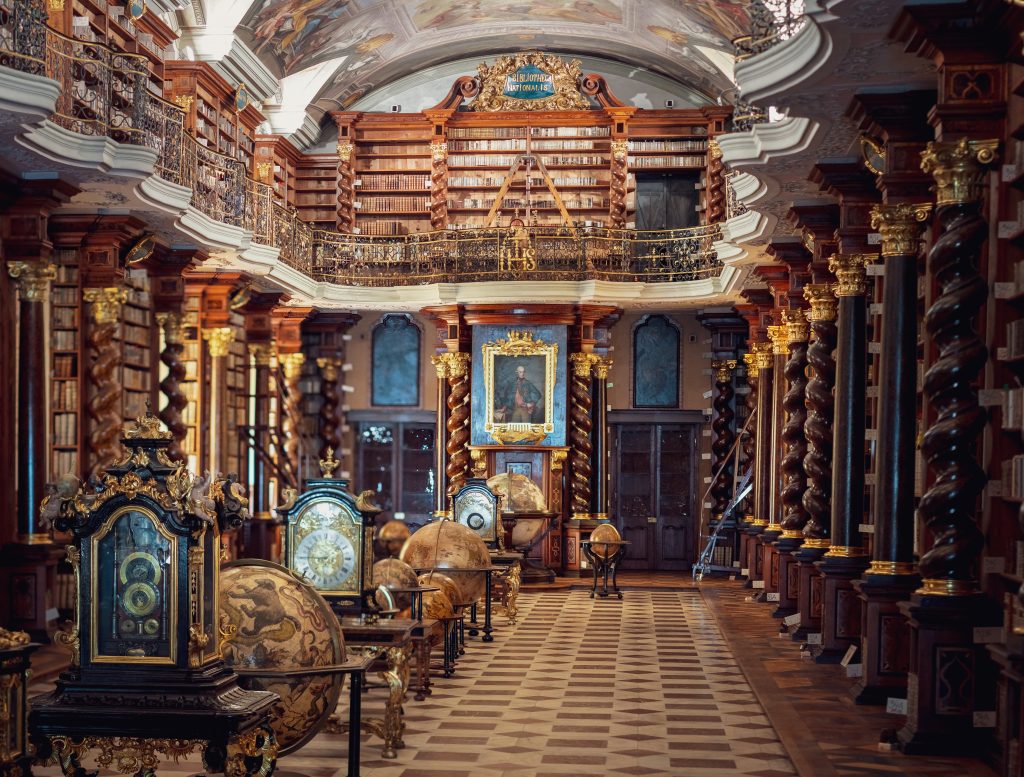 Prága barokk ékszerének is nevezik a Klementinum Nemzeti Könyvtárat