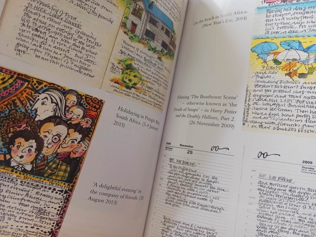 Alan Rickman naplójából az is kiderül, hogy a színész csodaszép rajzokat tudott készíteni
