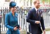 Duchess Of Cambridge And Duke Of Sussex Attend Anzac Day Service