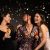Three Beautiful Young Ladies Nice Dresses Drinking Champagne Laughing 1
