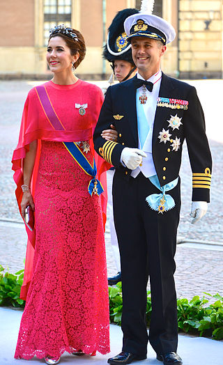 Kronprinsessan Mary Av Danmark Kronprins Frederik Av Danmark