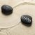 Stones With Word Karma On Sand, Above View