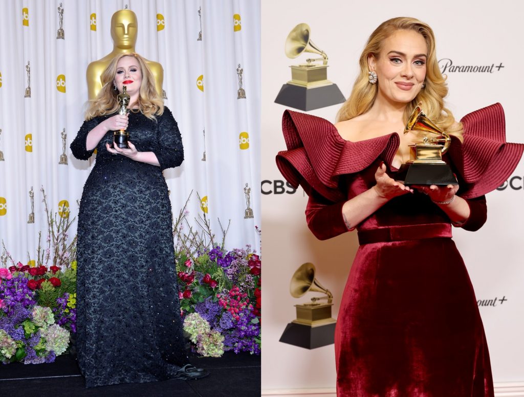 A nagy fogyások győztese Adele, hiszen a sztárvilágban ő változott a legtöbbet - ami a testét illeti / Kép forrása: Getty Images