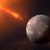 Planet Mercury, Nebula And Sunlight.