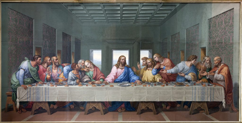 Vienna Mosaic Of Last Supper By Giacomo Raffaelli