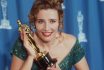 Oscar Awards 1993 Los Angeles Emma Thompson With Her Oscar