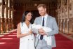 The Duke & Duchess Of Sussex Pose With Their Newborn Son