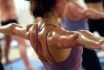 Students Practice The Unique Bikram Yoga