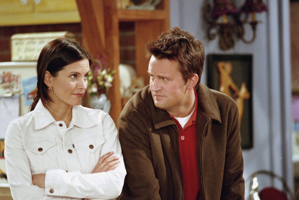 Courteney Cox és Matthew Perry a való élétben is igazi barátok voltak / Kép forrása: NBC / Getty Images