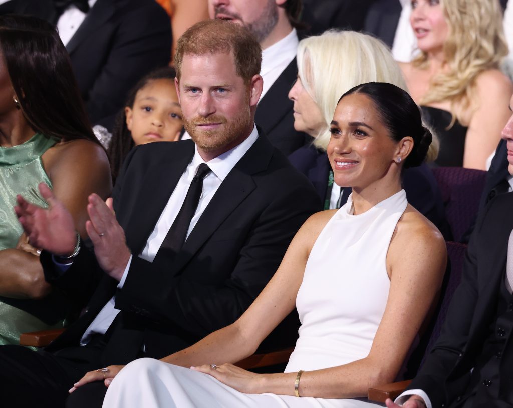 Meghan Markle az Epsy-díjak átadójára Harryvel érkezett / Kép forrása: Kevin Mazur / Getty Images