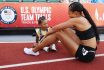 Az olimpiai óvoda egyik kezdeményezője, Allyson Felix kislányával / Kép forrása: Patrick Smith / Getty Images