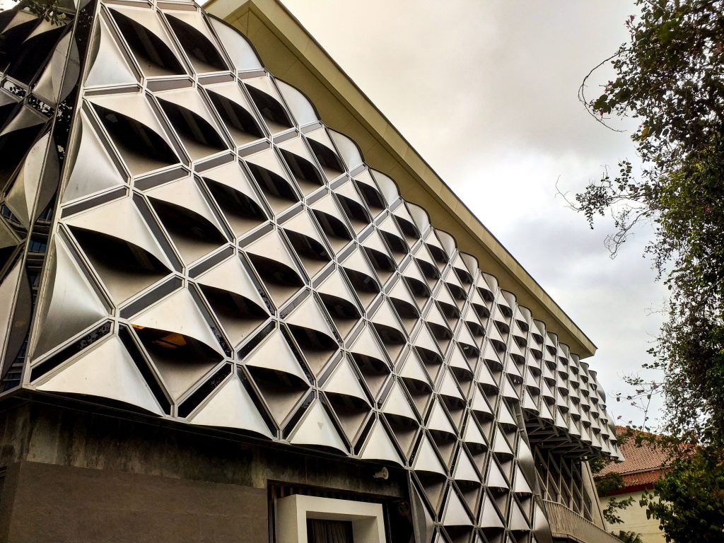 Unique Facades Of Al Mustadam Mosque At Gadjah Mada University, Yogyakarta, Indonesia