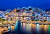 Agios Nikolaos At Night. Crete, Greece