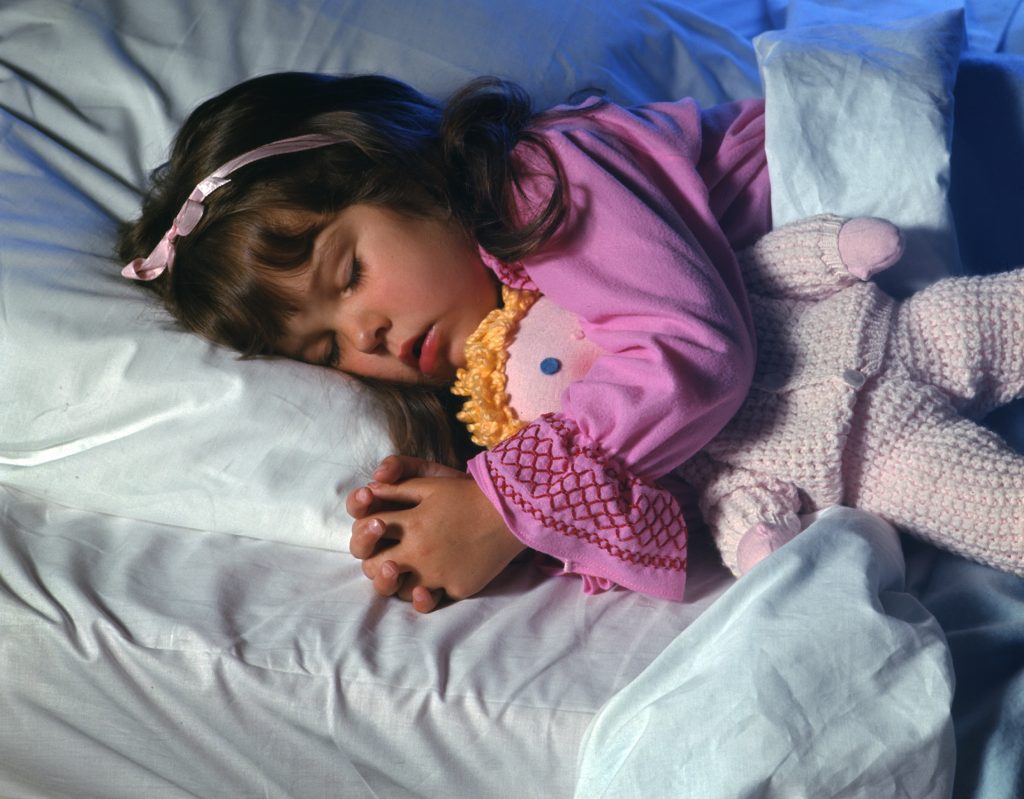 Sleeping Girl With Doll