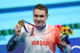 Milák Kristóf olimpiai bajnok lett / Kép forrása: Clive Rose / Getty Images