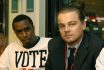 Sean "p. Diddy" Combs Interviews Celebrities At The 2004 Democratic National Convention In Boston