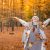 Young Woman Enjoying Autumn